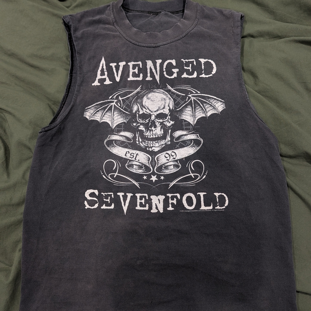 Avenged Sevenfold Black Muscle Tee
